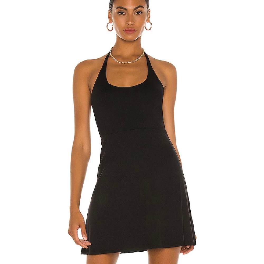 Susana Monaco Halter Neck A-Line Dress
